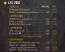 Menu We Want Beer - Les vins