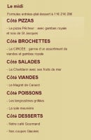 Menu Le Charldann - Les information sur les menus