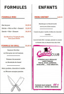 Carte et menu de Le Grill de la Côte à Locmaria Plouzane — Les formules et menu enfant