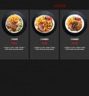 Menu Maestro Food - Les assiettes