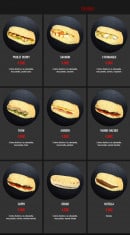 Menu Maestro Food - Les paninis