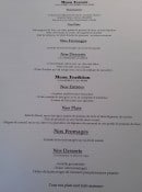 Carte et menu de Auberge Saint Thegonnec à Saint-Thégonnec Loc-Eguiner — Menus