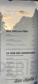 Carte et menu de Crêperie de Saint-Thé à Saint-Thégonnec Loc-Eguiner — Les flambées, spécialités, ...
