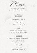 Carte et menu de Les Viviers de Keraliou à Plougastel Daoulas — Le menu