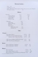 Menu Casa Familia - Les bières, vins, ...