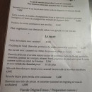 Carte et menu de Madame Monsieur Bonjour à Morlaix — La carte