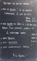 Menu Ty Coz - L' ardoise 