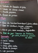 Carte et menu de Aux Bons Moments à Saint Martin des Champs — Un exemple de menu du jour
