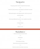 Carte et menu de Maison de Kerdies à Plougasnou — Menu gourmet, menu de pirates