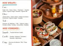 Menu A la cool - Les wraps, verrines, ...