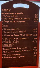 Carte et menu de Glenn Café Portsall à Ploudalmezeau — La carte