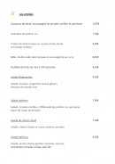 Carte et menu de Le bistro des moulins à Plouvien — Les entrées