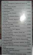 Carte et menu de Creperie Du Manoir De Trouzilit à Treglonou — Les crêpes