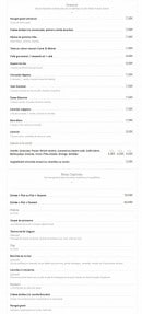 Carte et menu de Le Carré Saint Michel à Plouguerneau — Desserts et menu capitaine