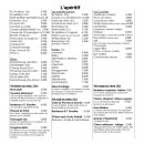 Menu L'Amiral - Apéritifs