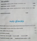 Menu La crêperie la concarne - Salades et glaces