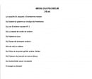 Menu Le belem - Menu pecheur