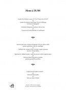 Menu Les Sables Blancs - Le menu à 29.50€