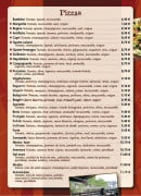 Carte et menu de Le Moulin du Grand Poulguin à Pont Aven — Les pizzas