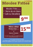 Menu aux cerisiers - Formules Moules frites