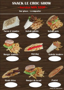 Menu Croc'Show - La carte
