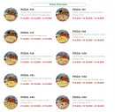 Menu Dolce Pizza - Les pizzas premiums