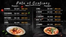 Menu French touch - Les pates et gratines