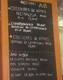 Menu Les Bartavelles - Les vins