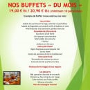 Menu Maison Jules - Buffets