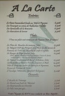 Carte et menu de Brasserie de l'Hôtel de ville à Ales — Entrées, plats et desserts