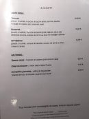 Menu La Régence - Salades repas et viandes 