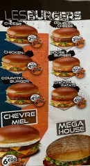 Menu Tacos house - Les burgers