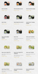 Menu Kaly Sushi - Les makis