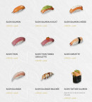 Menu Kaly Sushi - Les sushis