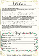 Menu La Fontaine Dei Sapori - Les whiskies(4cl) et apéritifs