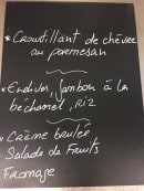 Carte et menu de Brasserie Persona Grata à Saint Genies de Malgoires — Exemple de menu