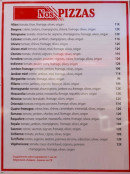 Carte et menu de Pizzeria du vieux lavoir à Sernhac — Les pizzas