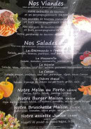 Menu Café de la Bourse - Un extrait de la carte