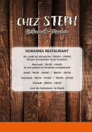 Menu Chez steph - Les informations