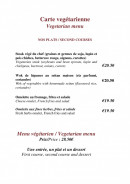 Menu L'Oustau Camarguais - Carte et menu végétarien