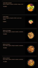 Menu La Fabrique à Sushi - Les poké bowls et nouilles suite