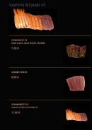 Menu La Fabrique à Sushi - Sashimi et tataki