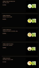 Menu La Fabrique à Sushi - Spring page 3