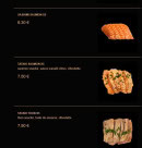 Menu La Fabrique à Sushi - Sashimi et tataki suite