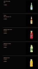 Menu La Fabrique à Sushi - Les boissons suite