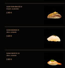 Menu La Fabrique à Sushi - Sushi suite