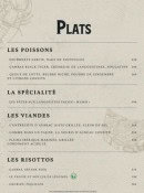 Carte et menu de Le Bistrot des Pêcheurs à Aigues Mortes — Les plats