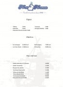 Carte et menu de Ni vu ni connu à Aigues Mortes — Les tapas, huîtres et entrées