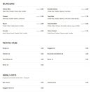 Menu Tacos tasty's - Les burgers, petites faims et menus kid&amp;amp;#039;s