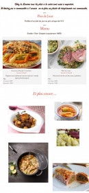 Menu La Licorne - Les plats à la carte